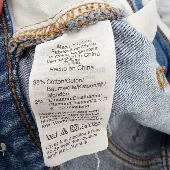 Madewell 28 wide leg crop jeans delancey wash light - Picture 7 of 7